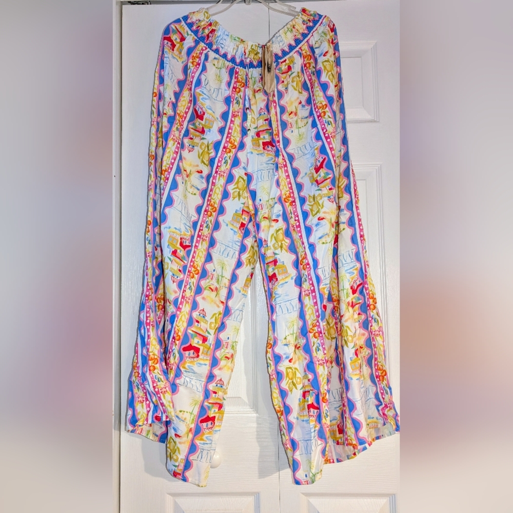 Vibrant Striped Kids Pants